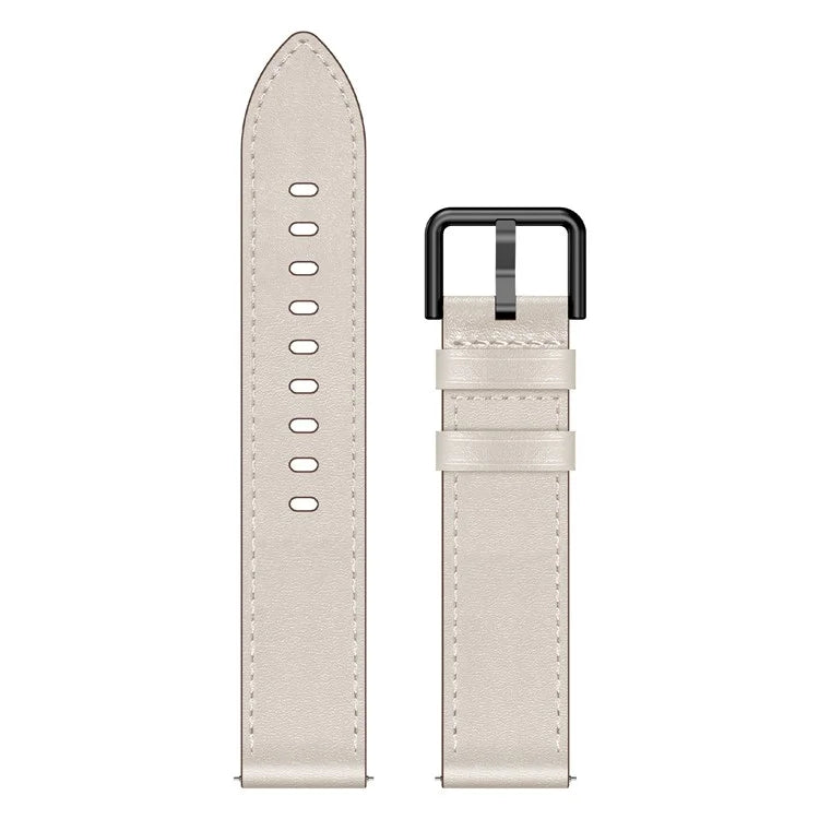 For Huawei Watch GT 3 42mm / GT 3 Pro 43mm Top Layer Cowhide Adjustable Wrist Band 20mm Watch Strap