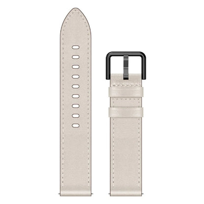 For Huawei Watch GT 3 42mm / GT 3 Pro 43mm Top Layer Cowhide Adjustable Wrist Band 20mm Watch Strap
