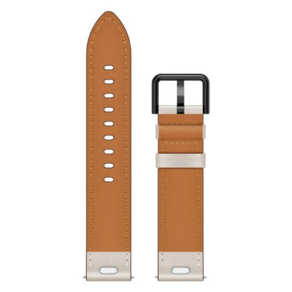 For Huawei Watch GT 3 42mm / GT 3 Pro 43mm Top Layer Cowhide Adjustable Wrist Band 20mm Watch Strap