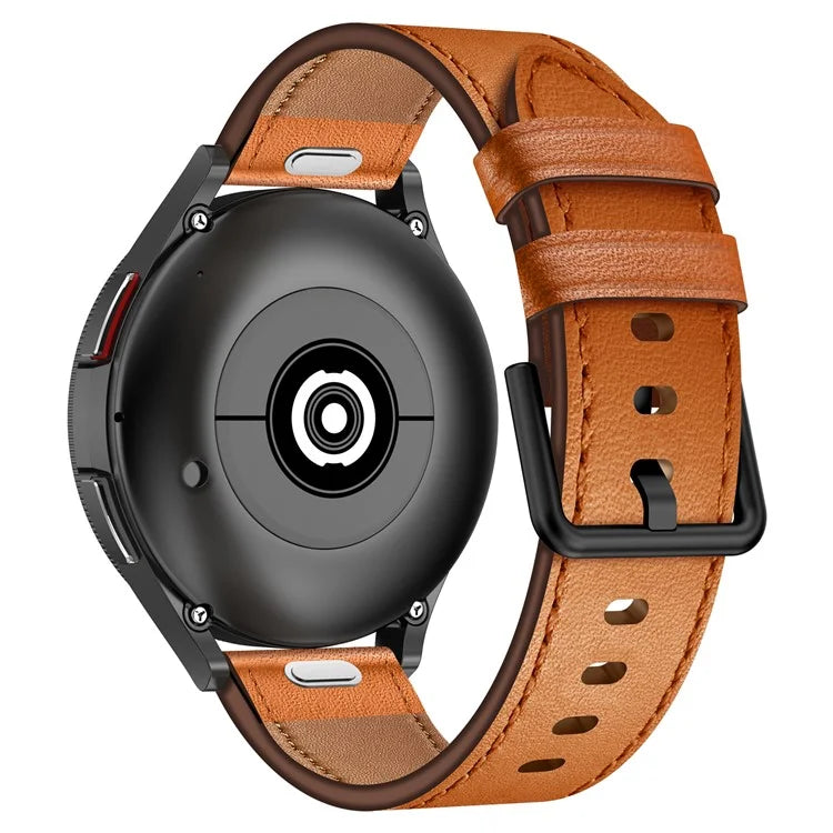 For Huawei Watch GT 3 42mm / GT 3 Pro 43mm Top Layer Cowhide Adjustable Wrist Band 20mm Watch Strap