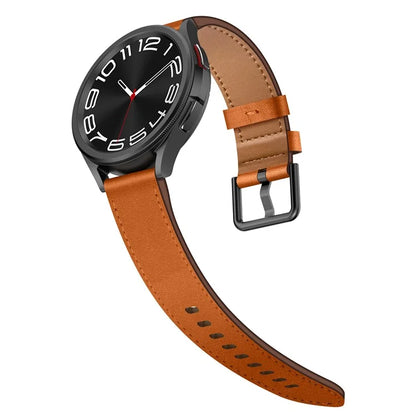 For Huawei Watch GT 3 42mm / GT 3 Pro 43mm Top Layer Cowhide Adjustable Wrist Band 20mm Watch Strap