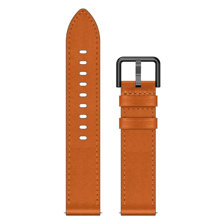 For Huawei Watch GT 3 42mm / GT 3 Pro 43mm Top Layer Cowhide Adjustable Wrist Band 20mm Watch Strap