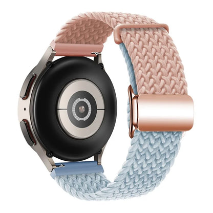 For Huawei Watch GT 3 42mm / GT 3 Pro 43mm Universal 20mm Watch Strap Magnetic Buckle Woven Wrist Band
