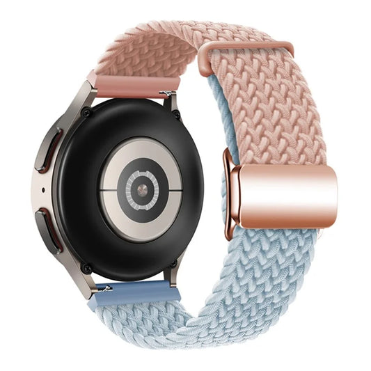 For Huawei Watch GT 3 42mm / GT 3 Pro 43mm Universal 20mm Watch Strap Magnetic Buckle Woven Wrist Band