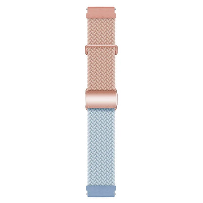 For Huawei Watch GT 3 42mm / GT 3 Pro 43mm Universal 20mm Watch Strap Magnetic Buckle Woven Wrist Band
