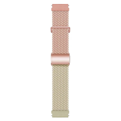 For Huawei Watch GT 3 42mm / GT 3 Pro 43mm Universal 20mm Watch Strap Magnetic Buckle Woven Wrist Band