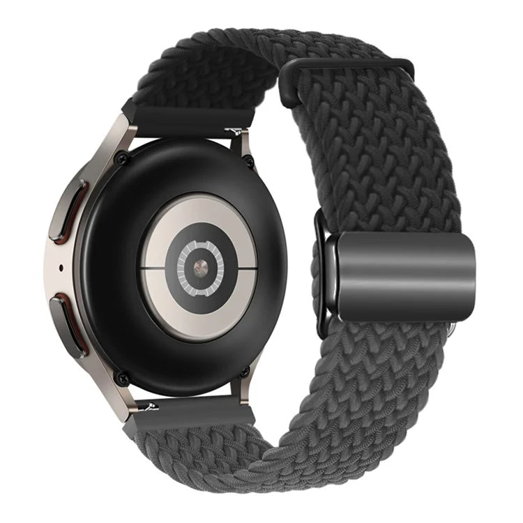 For Huawei Watch GT 3 42mm / GT 3 Pro 43mm Universal 20mm Watch Strap Magnetic Buckle Woven Wrist Band