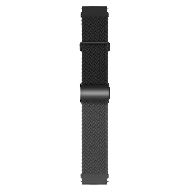 For Huawei Watch GT 3 42mm / GT 3 Pro 43mm Universal 20mm Watch Strap Magnetic Buckle Woven Wrist Band
