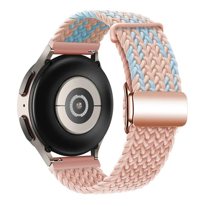 For Huawei Watch GT 3 42mm / GT 3 Pro 43mm Universal 20mm Watch Strap Magnetic Buckle Woven Wrist Band