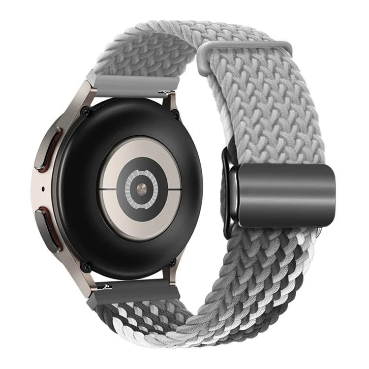 For Huawei Watch GT 3 42mm / GT 3 Pro 43mm Universal 20mm Watch Strap Magnetic Buckle Woven Wrist Band