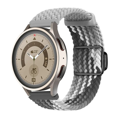 For Huawei Watch GT 3 42mm / GT 3 Pro 43mm Universal 20mm Watch Strap Magnetic Buckle Woven Wrist Band