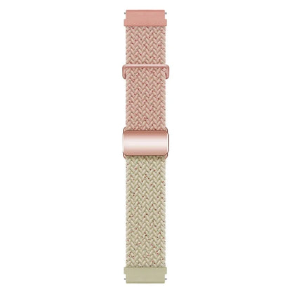 For Huawei Watch GT 3 42mm / GT 3 Pro 43mm Universal 20mm Watch Strap Magnetic Buckle Woven Wrist Band