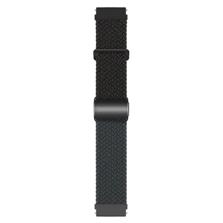 For Huawei Watch GT 3 42mm / GT 3 Pro 43mm Universal 20mm Watch Strap Magnetic Buckle Woven Wrist Band