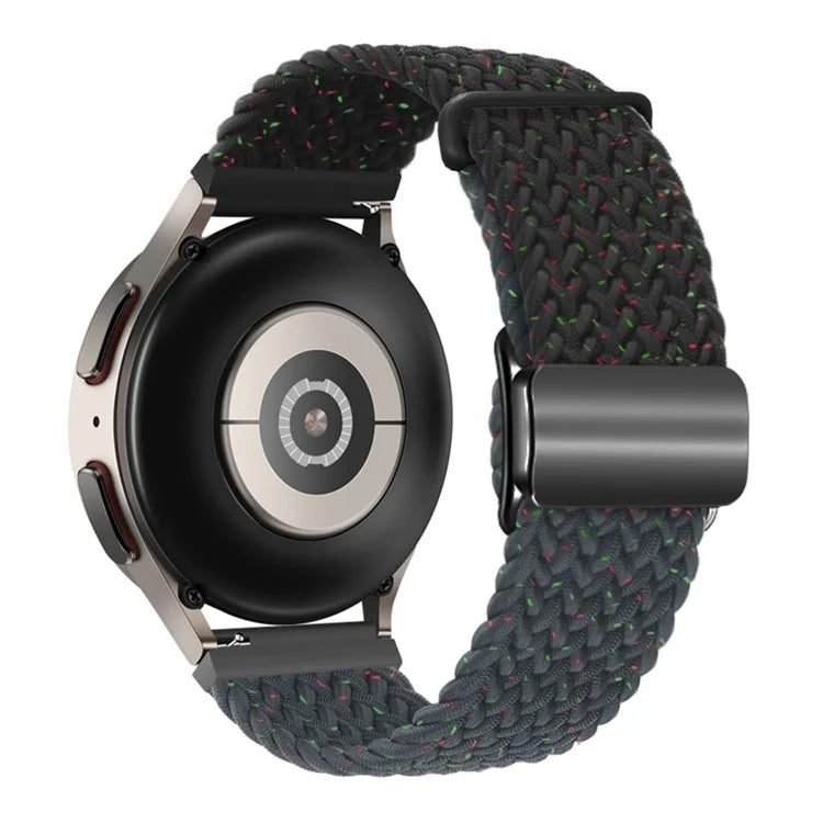 For Huawei Watch GT 3 42mm / GT 3 Pro 43mm Universal 20mm Watch Strap Magnetic Buckle Woven Wrist Band