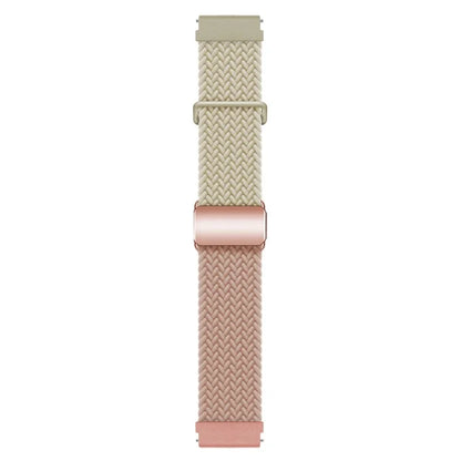 For Huawei Watch GT 3 42mm / GT 3 Pro 43mm Universal 20mm Watch Strap Magnetic Buckle Woven Wrist Band