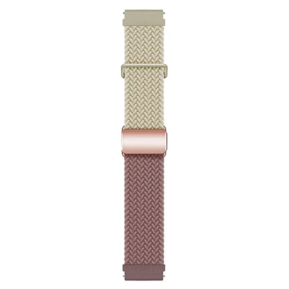 For Huawei Watch GT 3 42mm / GT 3 Pro 43mm Universal 20mm Watch Strap Magnetic Buckle Woven Wrist Band