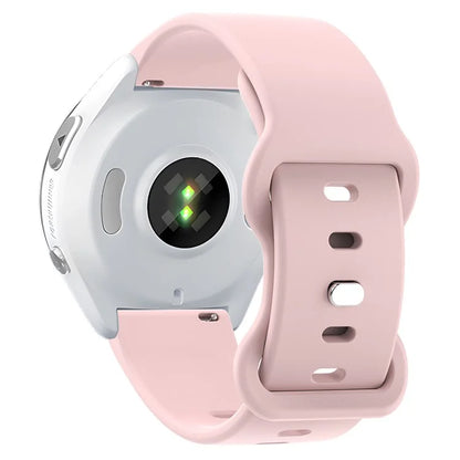For Huawei Watch GT 3 42mm / GT 3 Pro 43mm Universal 20mm Silicone Watch Strap Butterfly Shape Buckle Band