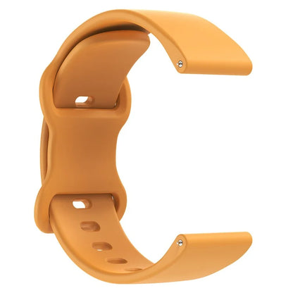 For Huawei Watch GT 3 42mm / GT 3 Pro 43mm Universal 20mm Silicone Watch Strap Butterfly Shape Buckle Band