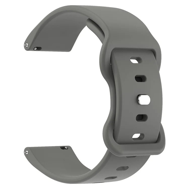 For Huawei Watch GT 3 42mm / GT 3 Pro 43mm Universal 20mm Silicone Watch Strap Butterfly Shape Buckle Band