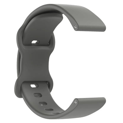 For Huawei Watch GT 3 42mm / GT 3 Pro 43mm Universal 20mm Silicone Watch Strap Butterfly Shape Buckle Band