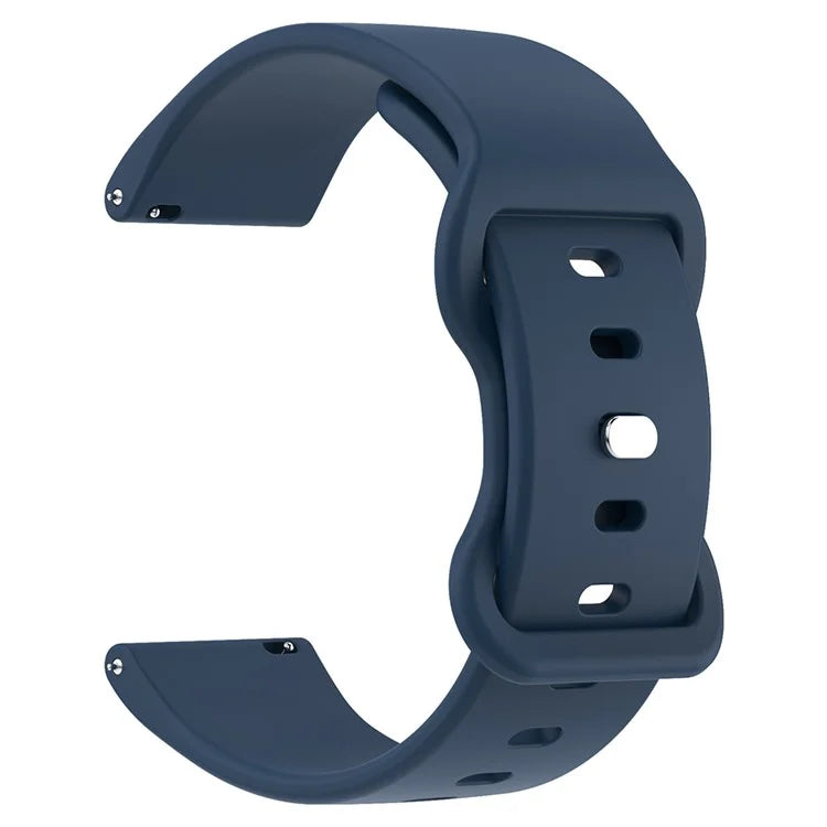For Huawei Watch GT 3 42mm / GT 3 Pro 43mm Universal 20mm Silicone Watch Strap Butterfly Shape Buckle Band