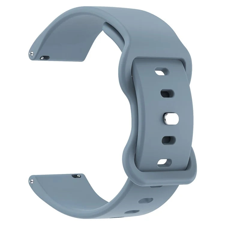 For Huawei Watch GT 3 42mm / GT 3 Pro 43mm Universal 20mm Silicone Watch Strap Butterfly Shape Buckle Band
