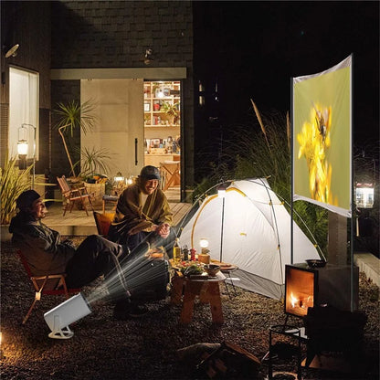 S40 1024*600P Android 11 WiFi6 Bluetooth Smart Projector Home Theater Projector Support 4K Video