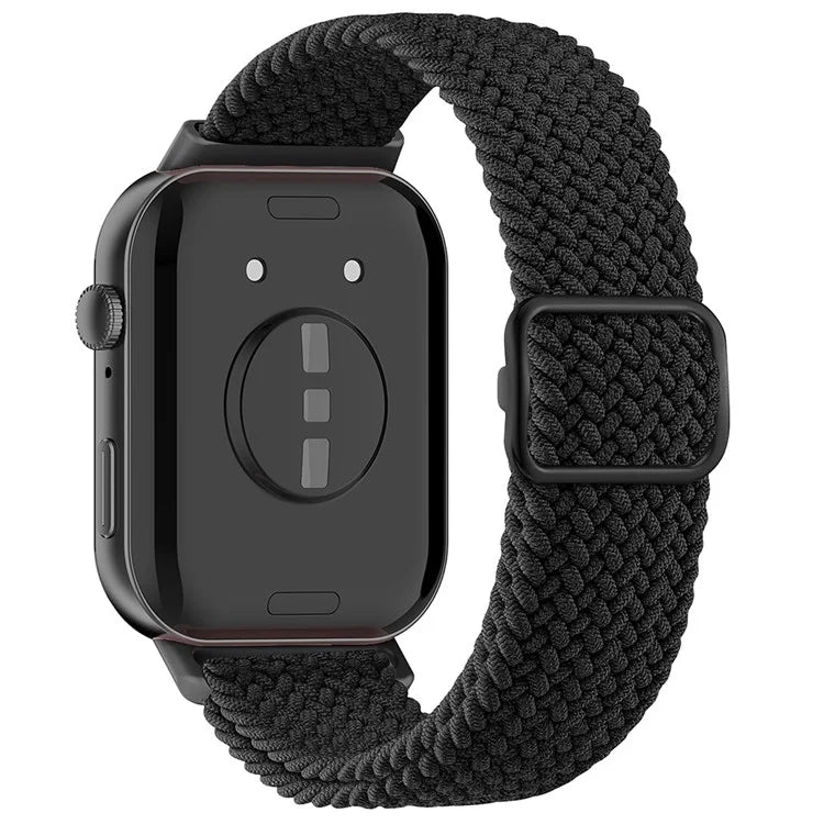 For Huawei Watch Fit 3 Adjustable Nylon Braided Watch Band Woven Style Wrist Strap