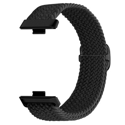 For Huawei Watch Fit 3 Adjustable Nylon Braided Watch Band Woven Style Wrist Strap