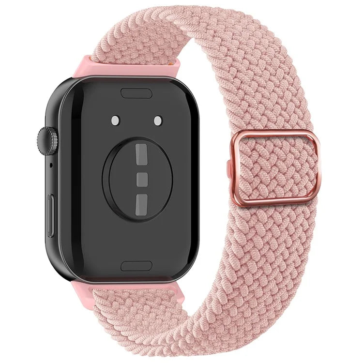 For Huawei Watch Fit 3 Adjustable Nylon Braided Watch Band Woven Style Wrist Strap