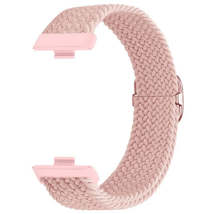 For Huawei Watch Fit 3 Adjustable Nylon Braided Watch Band Woven Style Wrist Strap