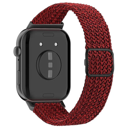 For Huawei Watch Fit 3 Adjustable Nylon Braided Watch Band Woven Style Wrist Strap