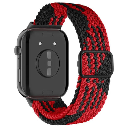 For Huawei Watch Fit 3 Adjustable Nylon Braided Watch Band Woven Style Wrist Strap