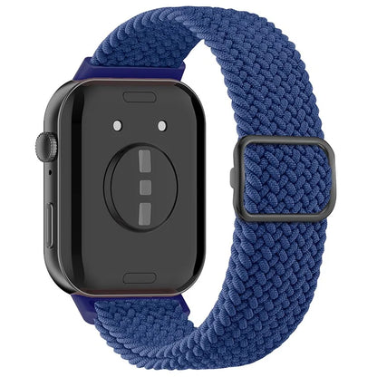 For Huawei Watch Fit 3 Adjustable Nylon Braided Watch Band Woven Style Wrist Strap