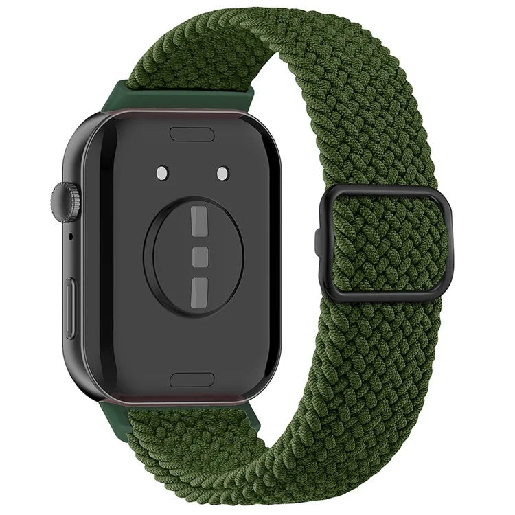 For Huawei Watch Fit 3 Adjustable Nylon Braided Watch Band Woven Style Wrist Strap