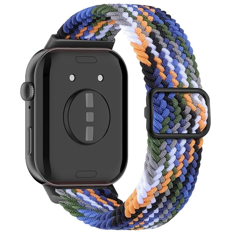 For Huawei Watch Fit 3 Adjustable Nylon Braided Watch Band Woven Style Wrist Strap