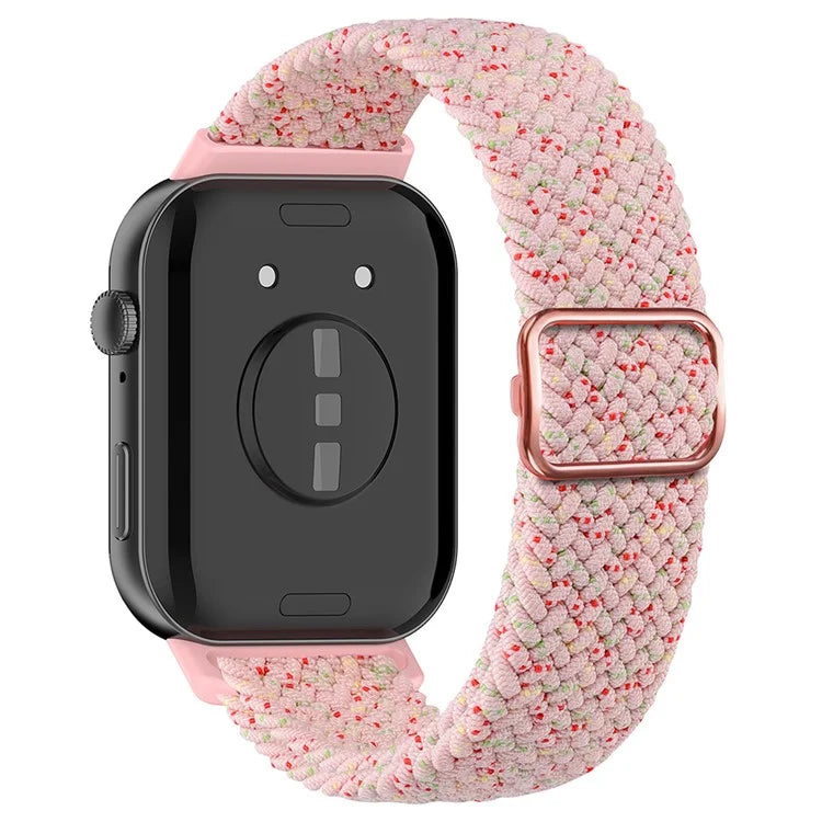 For Huawei Watch Fit 3 Adjustable Nylon Braided Watch Band Woven Style Wrist Strap