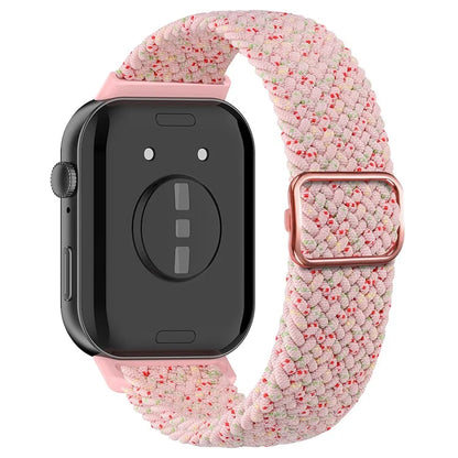 For Huawei Watch Fit 3 Adjustable Nylon Braided Watch Band Woven Style Wrist Strap