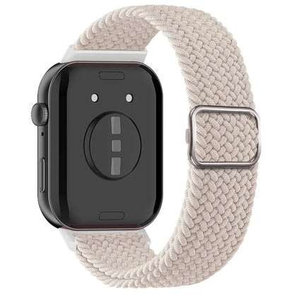 For Huawei Watch Fit 3 Adjustable Nylon Braided Watch Band Woven Style Wrist Strap