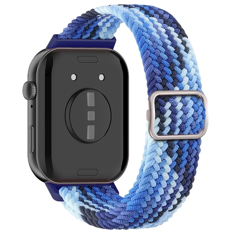 For Huawei Watch Fit 3 Adjustable Nylon Braided Watch Band Woven Style Wrist Strap