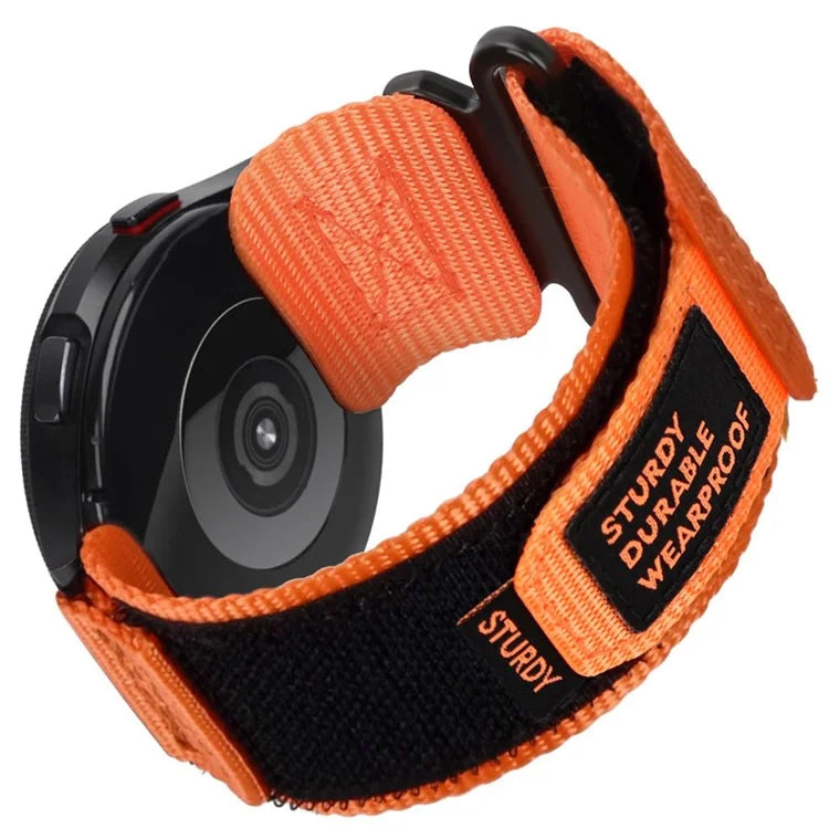 For Samsung Galaxy Watch FE 40mm / Watch6 / Huawei Watch GT 4 Universal 22mm Magic Tape Nylon Watch Strap