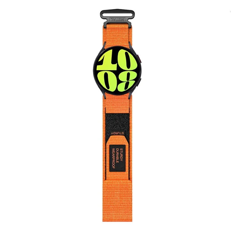 For Samsung Galaxy Watch FE 40mm / Watch6 / Huawei Watch GT 4 Universal 22mm Magic Tape Nylon Watch Strap