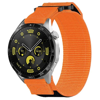 For Samsung Galaxy Watch FE 40mm / Watch6 / Huawei Watch GT 4 Universal 22mm Magic Tape Nylon Watch Strap
