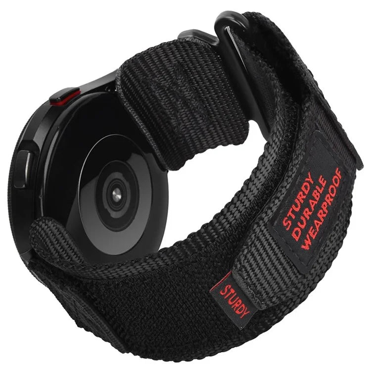 For Samsung Galaxy Watch FE 40mm / Watch6 / Huawei Watch GT 4 Universal 22mm Magic Tape Nylon Watch Strap