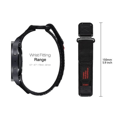 For Samsung Galaxy Watch FE 40mm / Watch6 / Huawei Watch GT 4 Universal 22mm Magic Tape Nylon Watch Strap