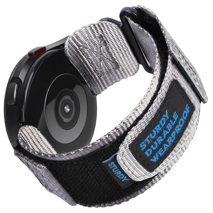 For Samsung Galaxy Watch FE 40mm / Watch6 / Huawei Watch GT 4 Universal 22mm Magic Tape Nylon Watch Strap