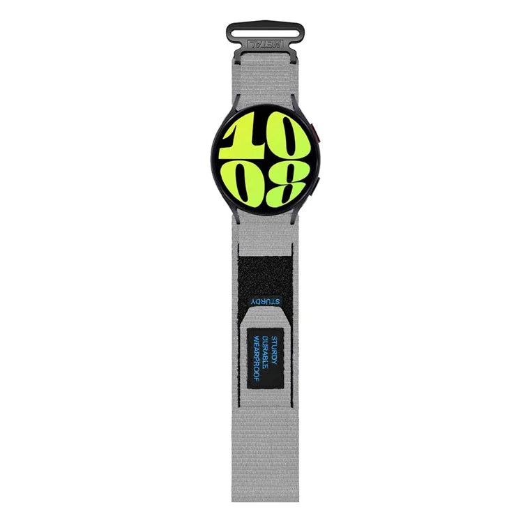For Samsung Galaxy Watch FE 40mm / Watch6 / Huawei Watch GT 4 Universal 22mm Magic Tape Nylon Watch Strap