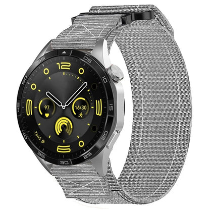 For Samsung Galaxy Watch FE 40mm / Watch6 / Huawei Watch GT 4 Universal 22mm Magic Tape Nylon Watch Strap