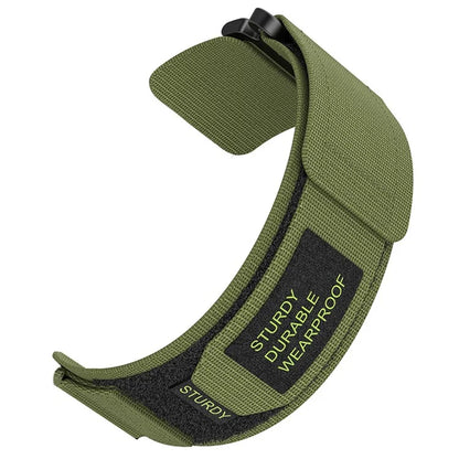For Samsung Galaxy Watch FE 40mm / Watch6 / Huawei Watch GT 4 Universal 22mm Magic Tape Nylon Watch Strap