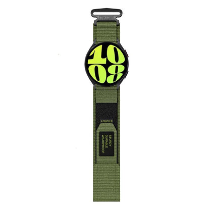 For Samsung Galaxy Watch FE 40mm / Watch6 / Huawei Watch GT 4 Universal 22mm Magic Tape Nylon Watch Strap